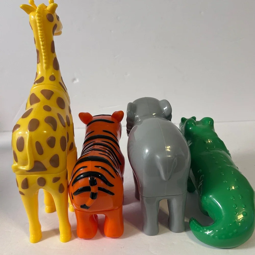 Used SmartMax My First Safari Animals Magnetic Discovery Building Set 18pc Lot